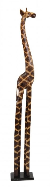 Product photograph of Natural Painted Giraffe from Choice Furniture Superstore.